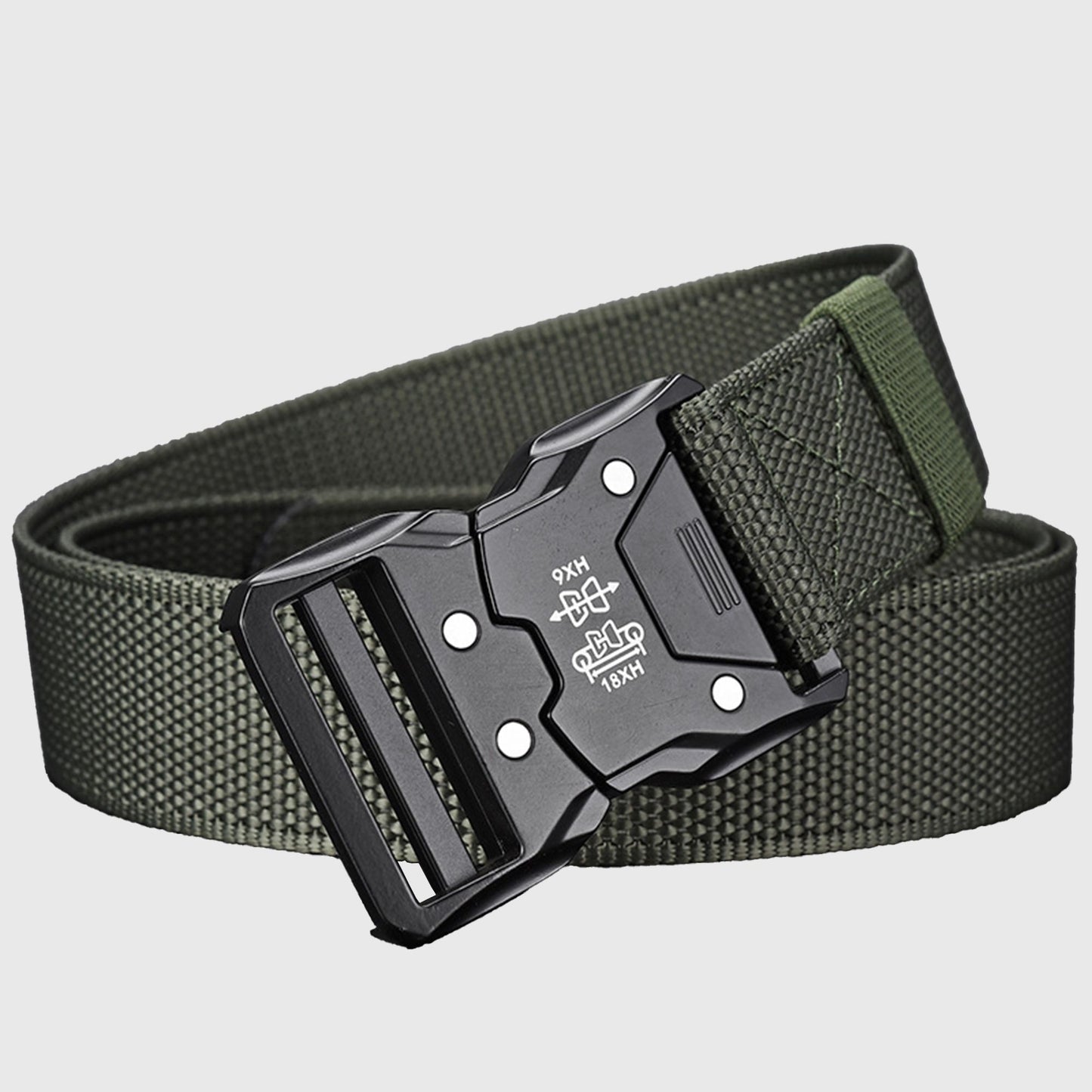Tactical Nylon Belt - Heavy-Duty Quick-Release Buckle Belt for Outdoor, Casual & Everyday Wear