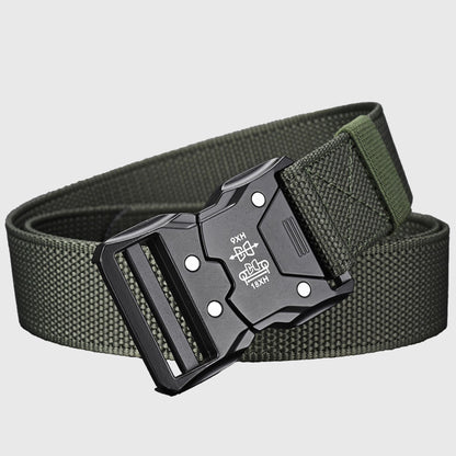 Tactical Nylon Belt - Heavy-Duty Quick-Release Buckle Belt for Outdoor, Casual & Everyday Wear