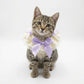Pet Lace Collar with Bow Accent Decorative Neck Accessory for Dogs and Cats