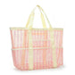 Large Mesh Beach Tote Bag with Shoulder Handles and Pockets