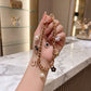Decorative Chain Bag Strap with Charms and Swivel Clasps