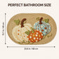 Fall Pumpkin Bath Mat Soft Absorbent Accent Rug 15.7 x 23.6 Inches