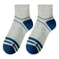 Men's 6pk Striped Ankle Socks