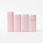 Travel Toiletry Bottle and Jar Set with Zippered Pouch