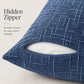 Textured Geometric Decorative Throw Pillow Cover Soft Accent Cushion Cover for Sofa Bed