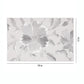 4 Piece Floral Placemat Set Metallic PVC Heat Resistant Table Mats for Dining Table