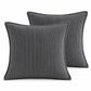 2 Pack Soft Ribbed Corduroy Throw Pillow Covers 18 x 18 Inch Solid Color