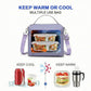 Oxford Fabric Crossbody Utility Bag with Double Zipper Closure and Adjustable Shoulder Strap