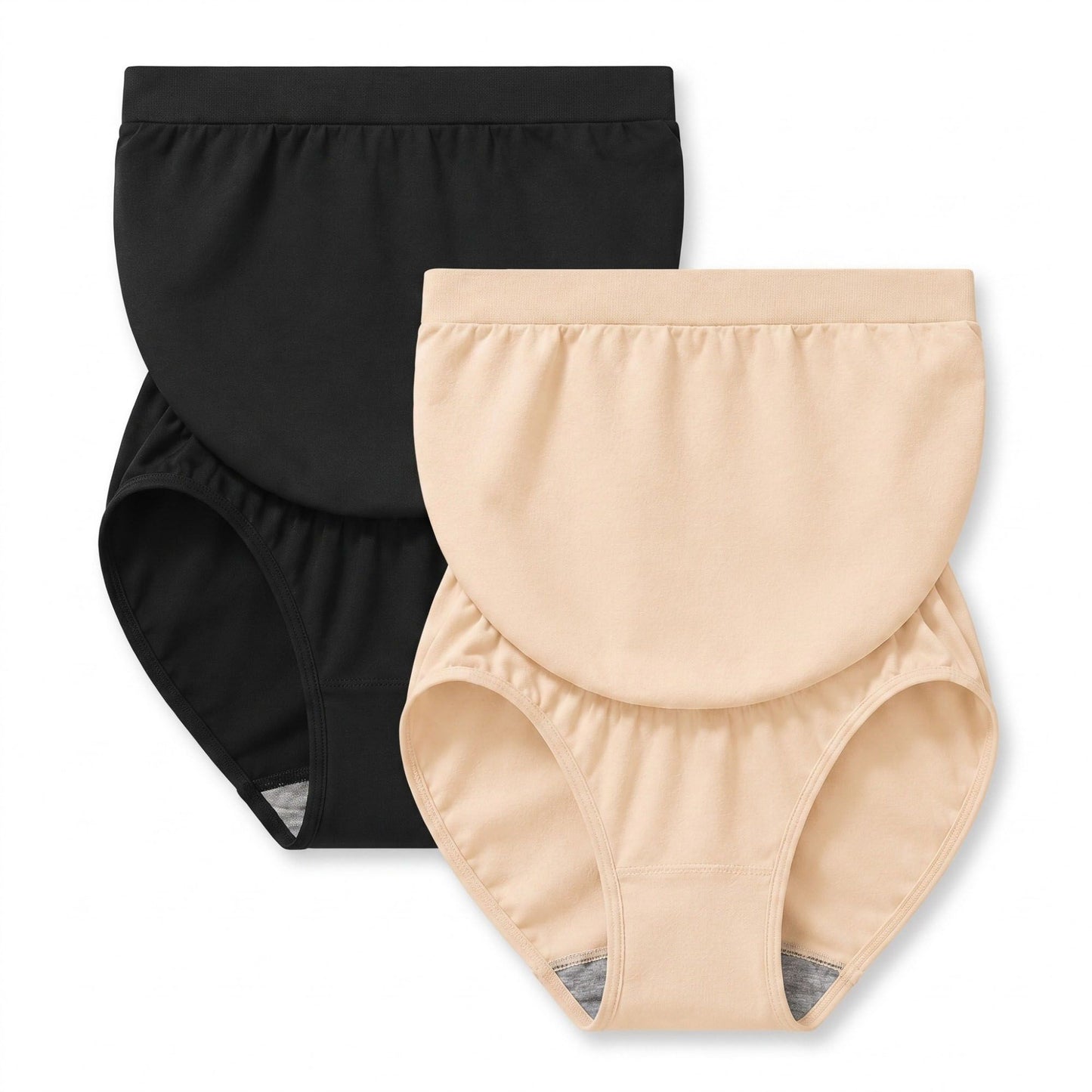 2 Pack Over Belly Maternity Brief Underwear