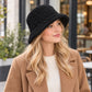 Textured Bucket Hat with Soft Polyester Fabric and Lined Interior
