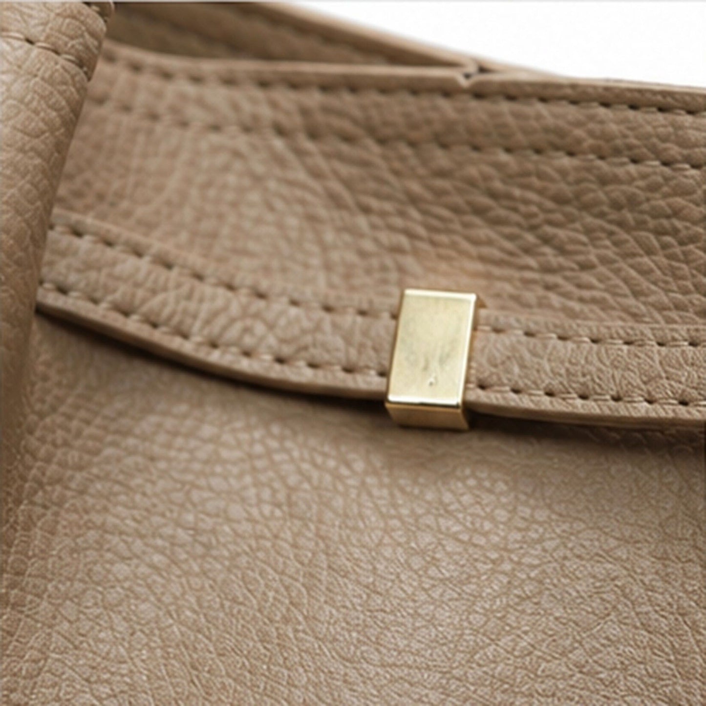 Large Capacity Pleated Shoulder Tote Bag