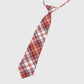 Plaid Pre-Tied Necktie - Stylish Accessory for Casual, Office & School Outfits