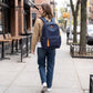 Everyday Backpack with Front Zip Pocket Side Pockets Adjustable Straps Top Hle