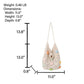 Women's Crochet Woven Shoulder Bag with Floral Applique Open Knit Hobo Design