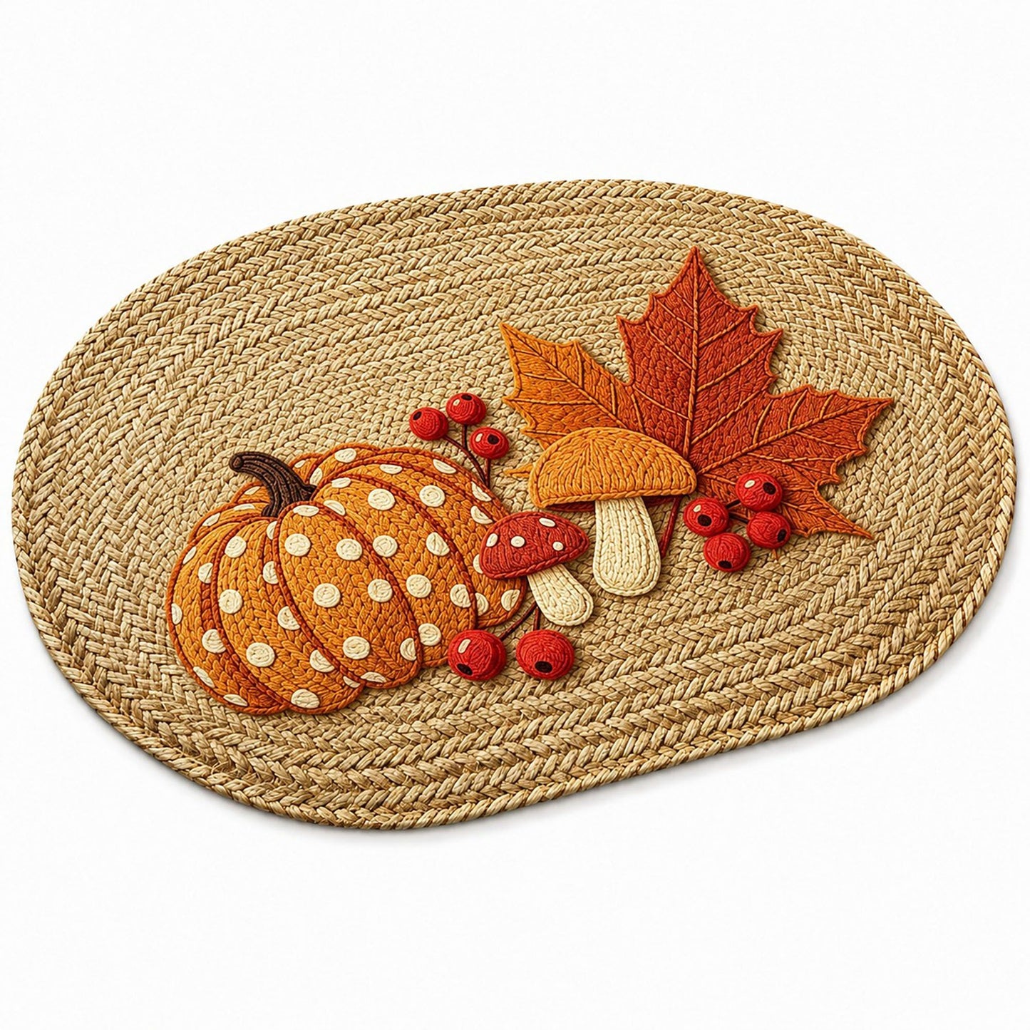 Fall Pumpkin Bath Mat Soft Absorbent Accent Rug 15.7 x 23.6 Inches