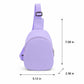 Adjustable Sling Bag with Front Zip Pocket for Travel