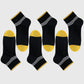 Men's 6pk Striped Casual Breathable Cotton Ankle Socks