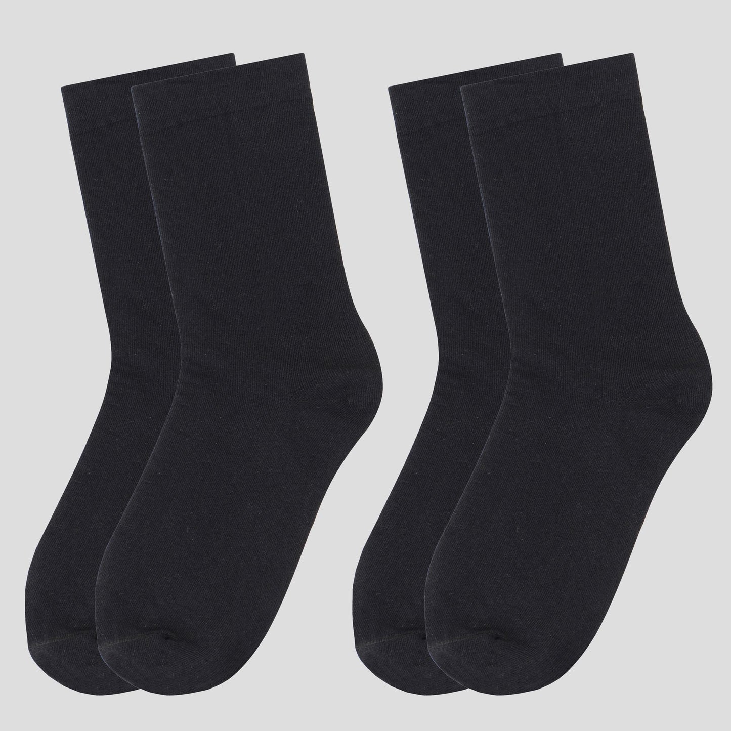 Slouchy Ankle Socks Soft Solid Cotton for Casual Comfort 2 Pairs
