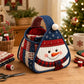 Christmas Santa Quilted Carry Basket DIY Sewing Kit