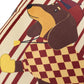 Dachshund Dog Print Decorative Throw Pillow Cover with Pom Pom Corners and Hidden Zipper