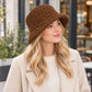 Textured Bucket Hat with Soft Polyester Fabric and Lined Interior