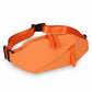 Crossbody Sling Waist Bag with Adjustable Strap Zip Closure and Braided Pulls