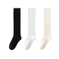 3-Pack Ribbed Knee High Compression Socks Seamless Toe Slim Fit Design
