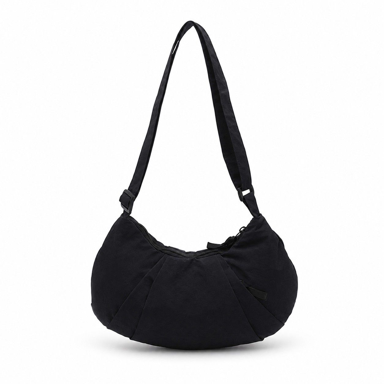 Lightweight Nylon Crescent Crossbody Bag Adjustable Strap Casual Everyday Shoulder Bag
