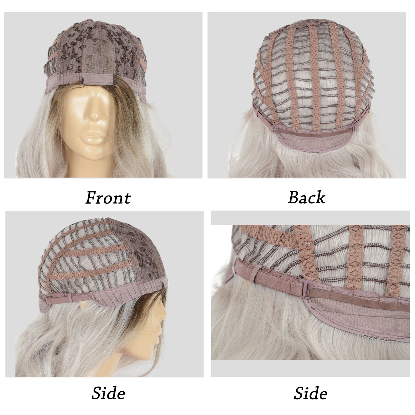 Long Wavy Wig for Women with Lace Hairline Heat Resistant Synthetic Wig for Daily and Party Use