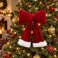 Velvet Bow Decoration for Trees Wreaths and Parties