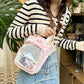 Lightweight Multi - Use Canvas Crossbody Bag - Small Travel Shoulder Purse