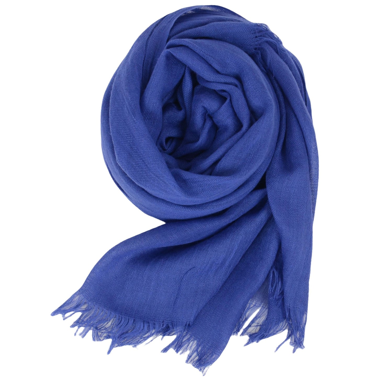 Lightweight Solid Cotton Linen Scarf 78 Inches
