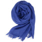 Lightweight Solid Cotton Linen Scarf 78 Inches