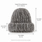 Fuzzy Knit Beanie Hat Soft Plush Cuffed Winter Cold Weather Cap