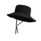 Foldable Wide Brim Bucket Hat with Chin Strap for Sun Protection and Outdoor Hiking Travel Beach Adventures