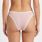 2 Pack Ribbed Lace Trim Thong Underwear