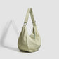 Plaid Hobo Shoulder Bag with Adjustable Strap and Zipper Closure