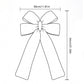 5pc Velvet Christmas Bows with Long Tails