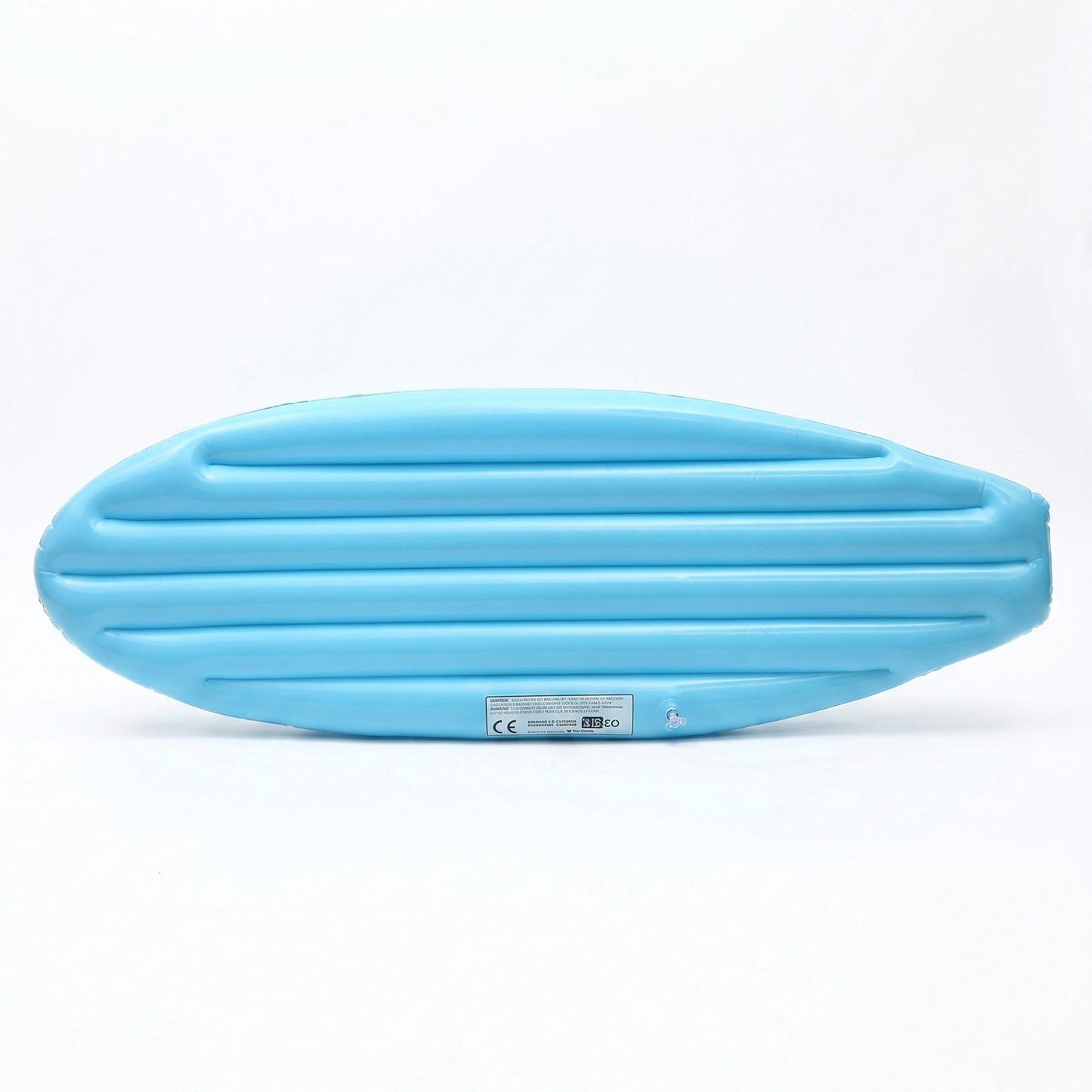 Star Print Inflatable Pool Float with Handles and Full-Length Lounge Design