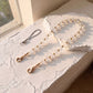 Beaded Wrist Strap with Clasps for Phones and Bags