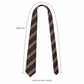 Striped Long Necktie for School Uniform and Waist Belt Styling