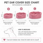 Pet Cat and Dog Ear Cover Soft Stretchy Snood for Grooming, Noise Reduction and Cold Weather