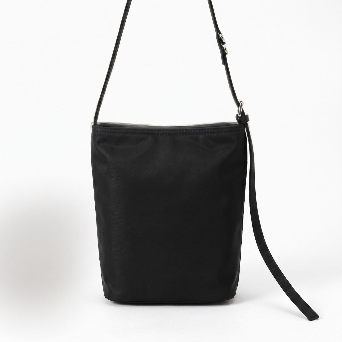 Bucket Shoulder Bag with Adjustable Crossbody Strap 9.5x8.5x4.5in