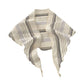 Striped Triangle Scarf Lightweight Soft Neck Head Scarf Casual Layering Wrap 39.5¡Á21.5 Inches