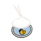 Pet Bib Collar Soft Adjustable Knit Bandana with Colorful Embroidered Design for Cats and Dogs