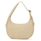 Quilted Nylon Hobo Shoulder Bag with Adjustable Strap and Multiple Pockets