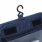 Hanging Toiletry Bag with Multiple Compartments Zipper Closure Travel Organizer Cosmetic Storage Case Portable