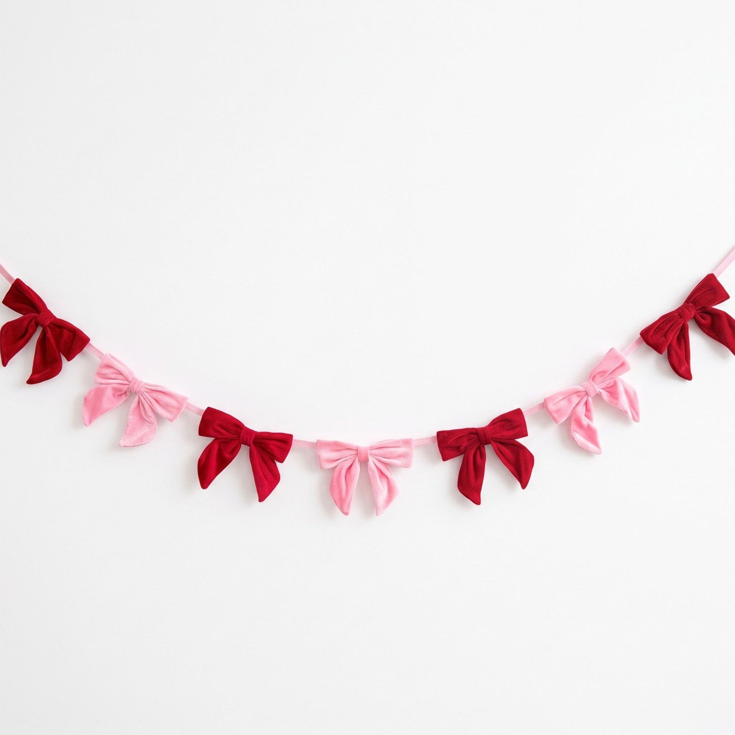 Decorative Bow Garland for Parties and Holiday Decor