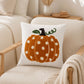 Halloween Fall Pumpkin Ghost Decorative Throw Pillow Cover 17.7x17.7in