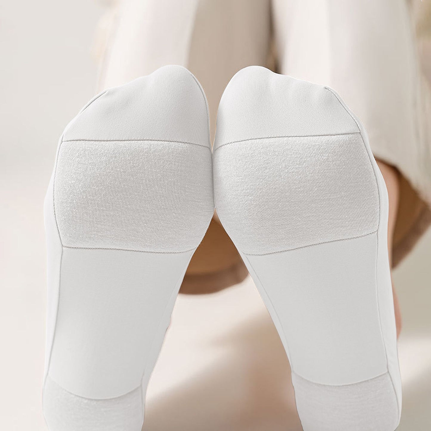 Non-slip No Show Socks Soft Solid Bottom for Casual 6Pk